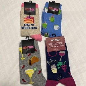 Brand New With Tag Hot Sox Women’s Socks